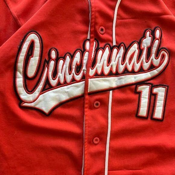 Vintage Cincinnati Baseball Jersey #11 Stitched! - Picture 3 of 8